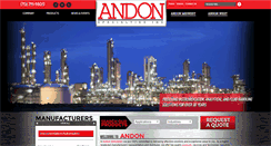 Desktop Screenshot of andon.com