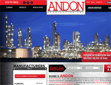 Tablet Screenshot of andon.com